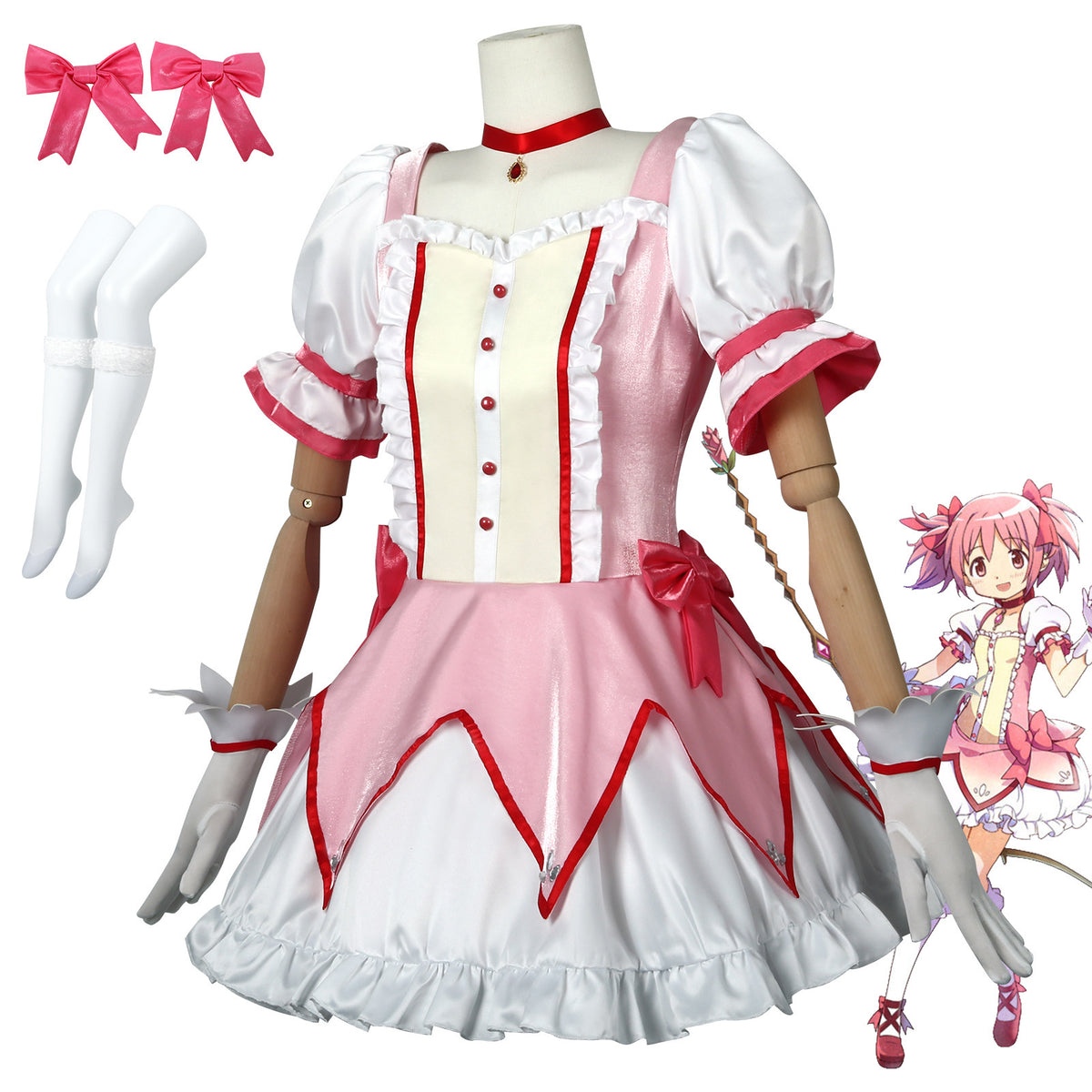 Costume cosplay magical girl rose – vue 2