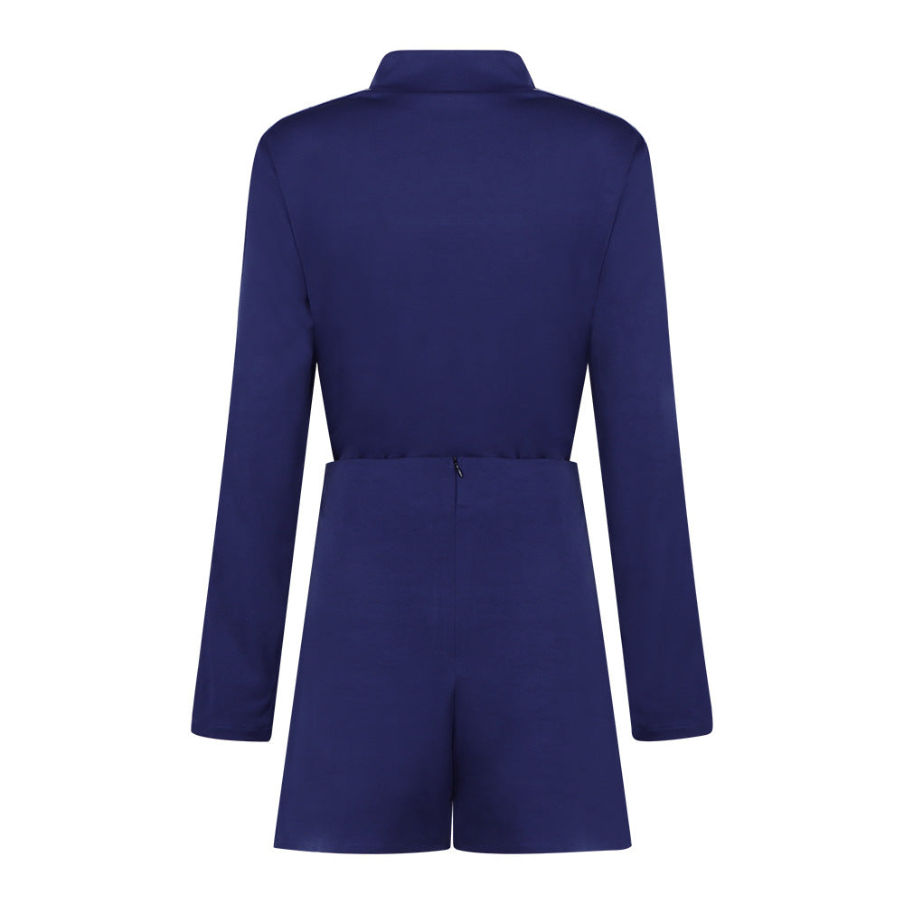 Déguisement pom-pom girl zombie bleue – vue 3