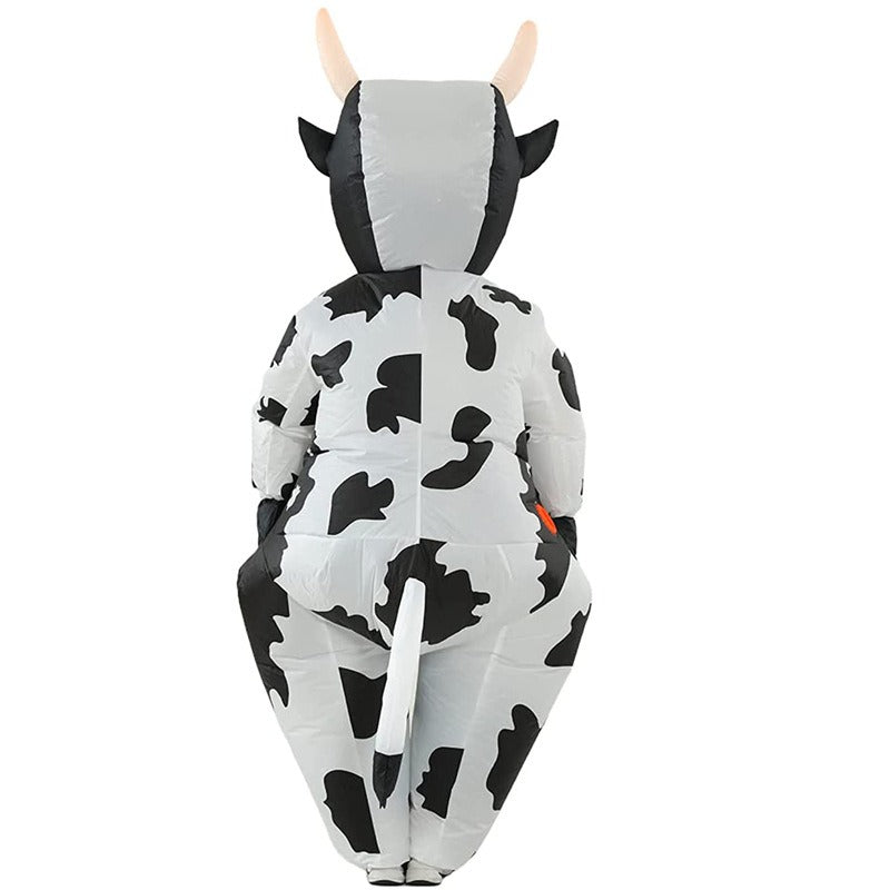 Déguisement gonflable vache adulte, vue 3