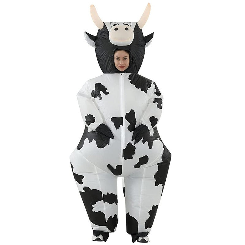Déguisement gonflable vache adulte, vue 5