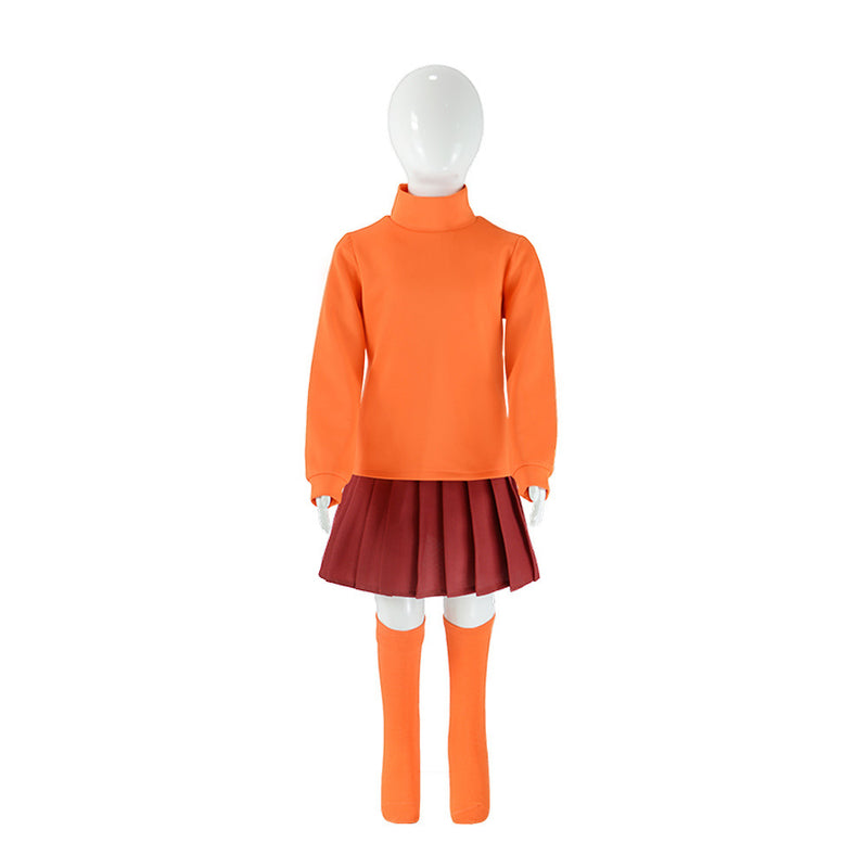 Déguisement enquêtrice enfant pull orange