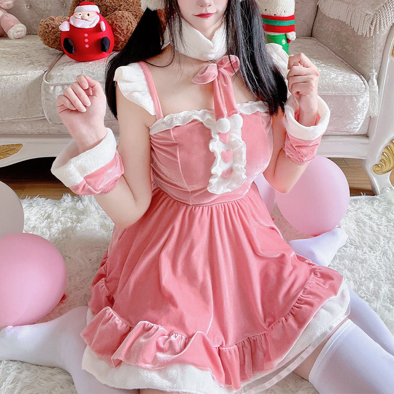Robe lapin rose ou rouge