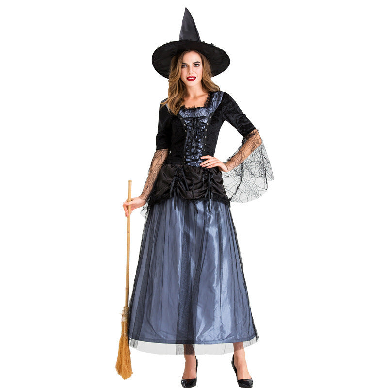 Robe de sorcière longue avec chapeau, vue 5