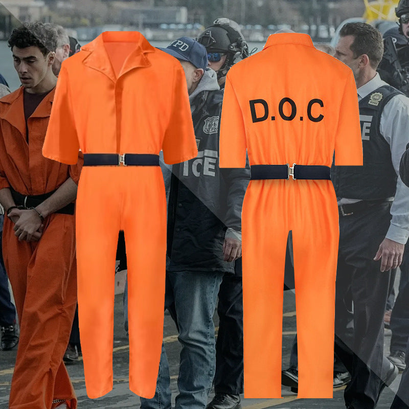Déguisement prisonnier orange