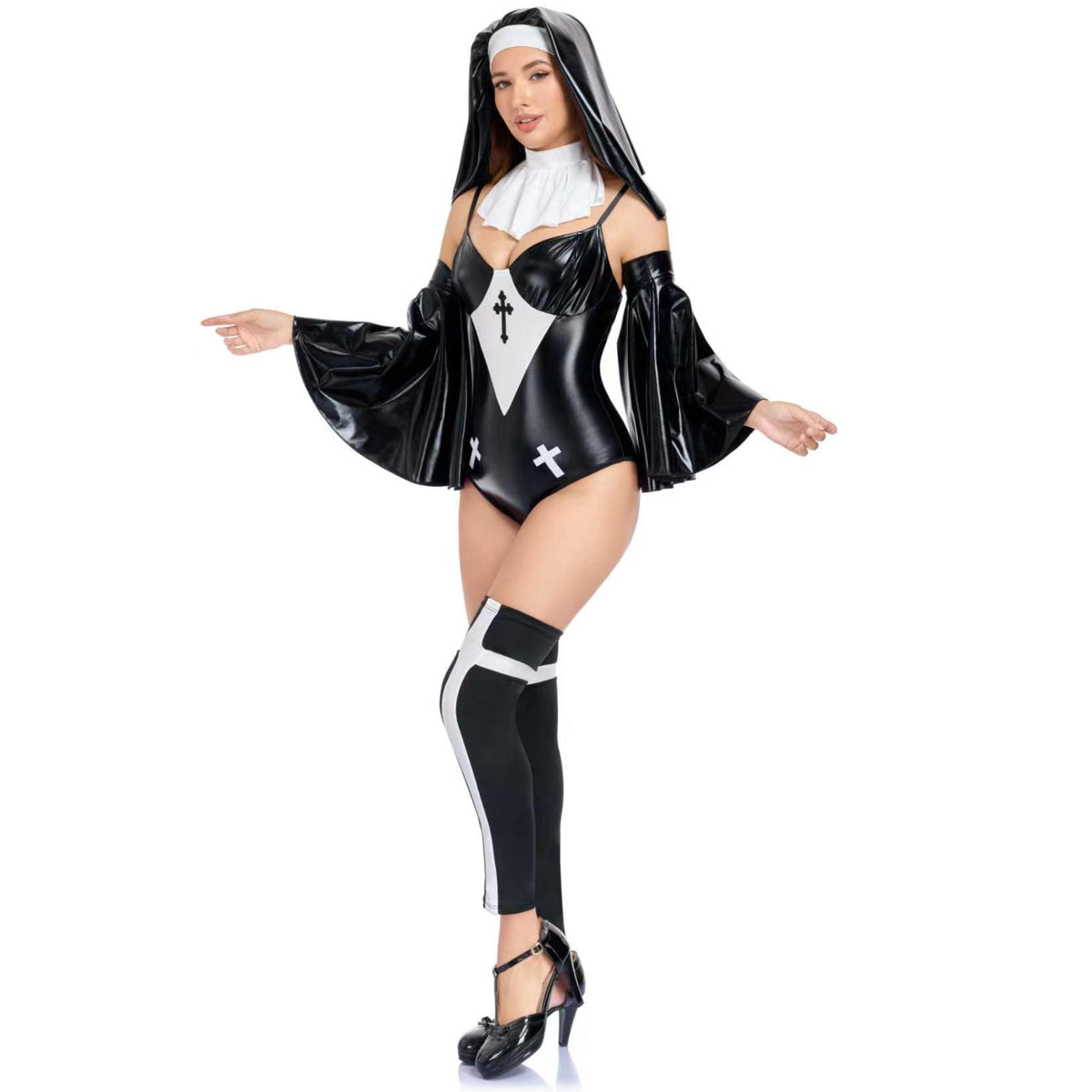 Déguisement nonne sexy, vue 5